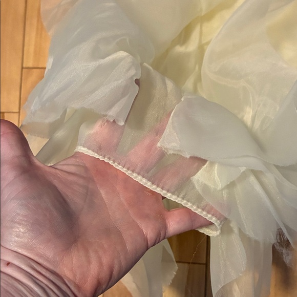 Commense Cream Layered Ruffle Blouse - Picture 4 of 8